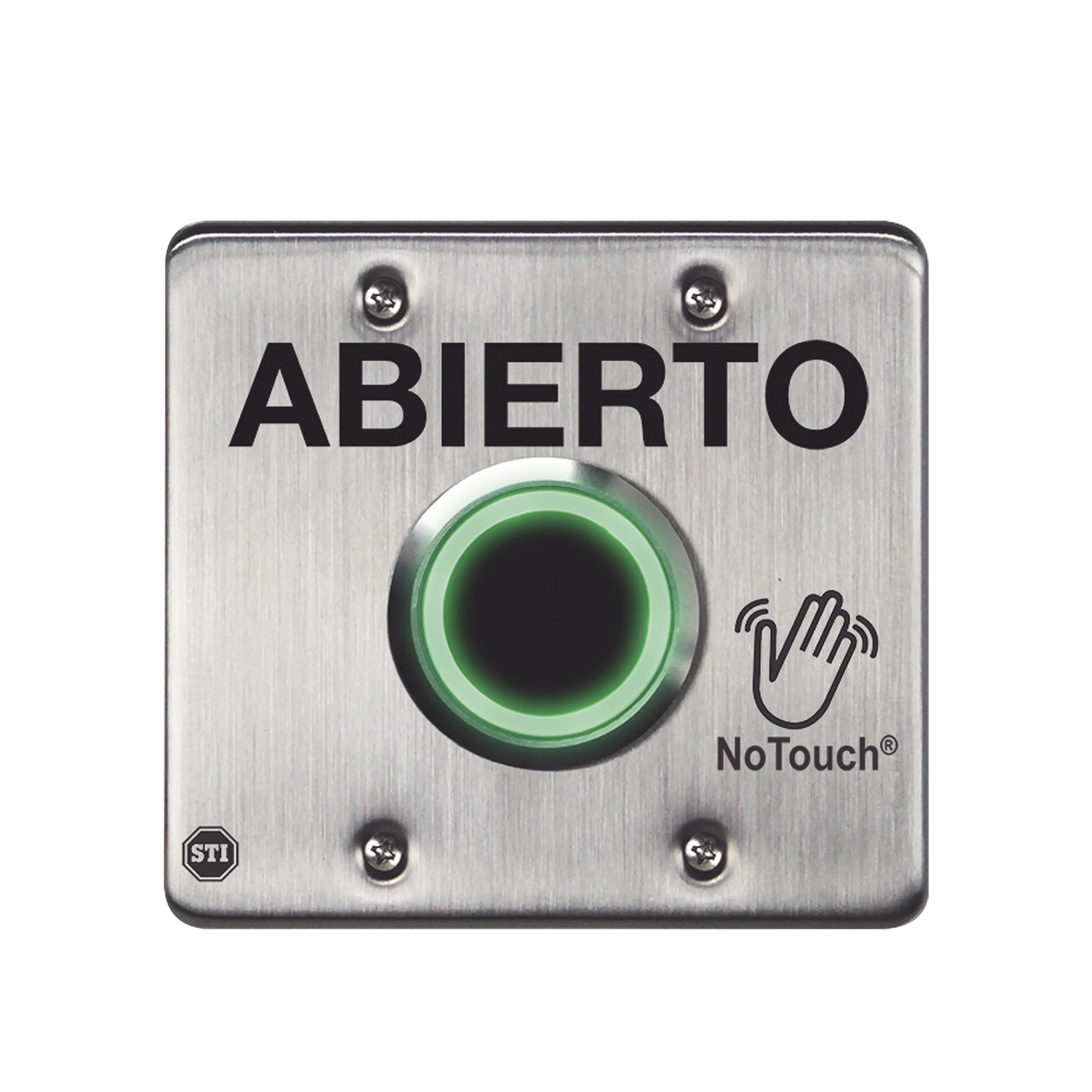 INTERRUPTOR IR NOTOUCH® DE ACERO INOXIDABLE, SALIDA DOBLE, ABIERTO-Accesorios Control de Acceso-STI-Bsai Seguridad & Controles