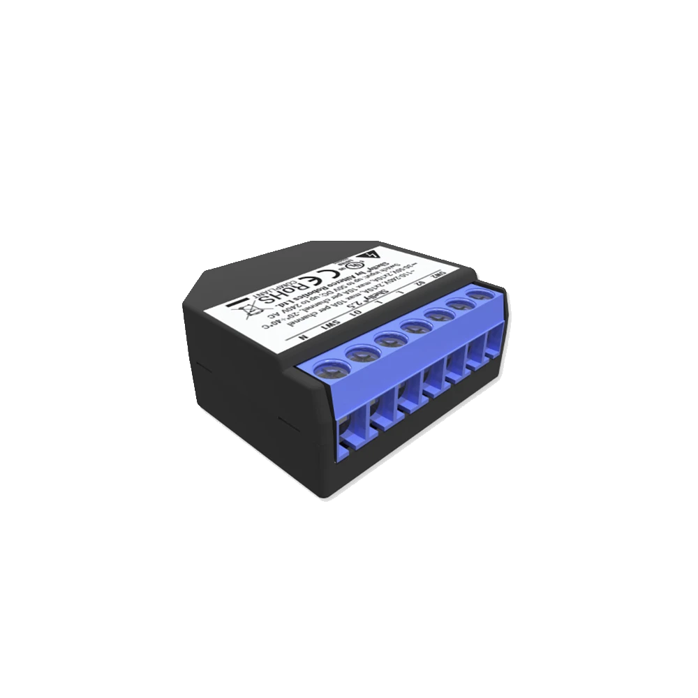 INTERRUPTOR RELEVADOR DOBLE Y CONTROLADOR INTELIGENTE DE PERSIANAS PARA AUTOMATIZACIÓN DEL HOGAR, CON MEDIDOR DE CONSUMO, TRABAJA CON APP IOS Y ANDROID-Controles de Acceso-ALLTERCO ROBOTICS EOOD-Bsai Seguridad & Controles