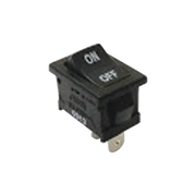 INTERRUPTOR ROCKER SPST OFF-ON, POLIAMIDA NEGRO, 11 AMP., HASTA 125 VCA, CONTACTO EN PLATA, 4.8 MM-Refacciones-SYSCOM-Bsai Seguridad & Controles