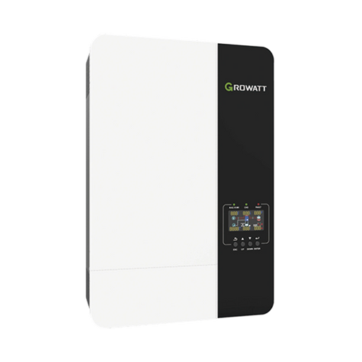 INVERSOR CARGADOR 3KW COMPATIBLE CON BATERÍAS DE LITIO, MONITOREO REMOTO Y SINCRONIZACIÓN PARA MAYOR POTENCIA, OPERACIÓN 48VCC-Energía Solar-GROWATT-Bsai Seguridad & Controles