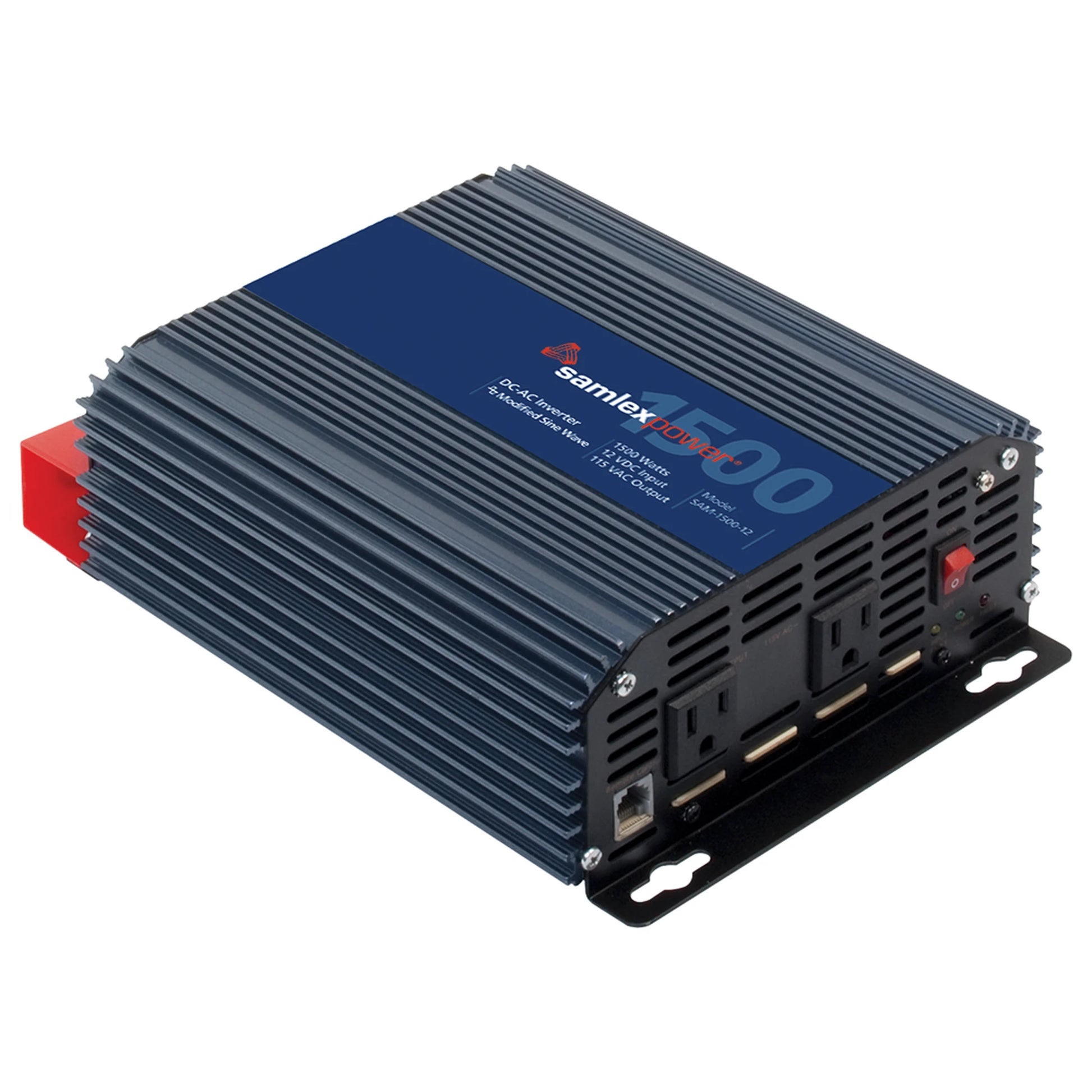 INVERSOR DE CORRIENTE (CD-CA) POTENCIA NOMINAL 1500 W, ENT:12VCC, SAL: 115VCA 60 HZ-Inversores y Convertidores-SAMLEX-Bsai Seguridad & Controles