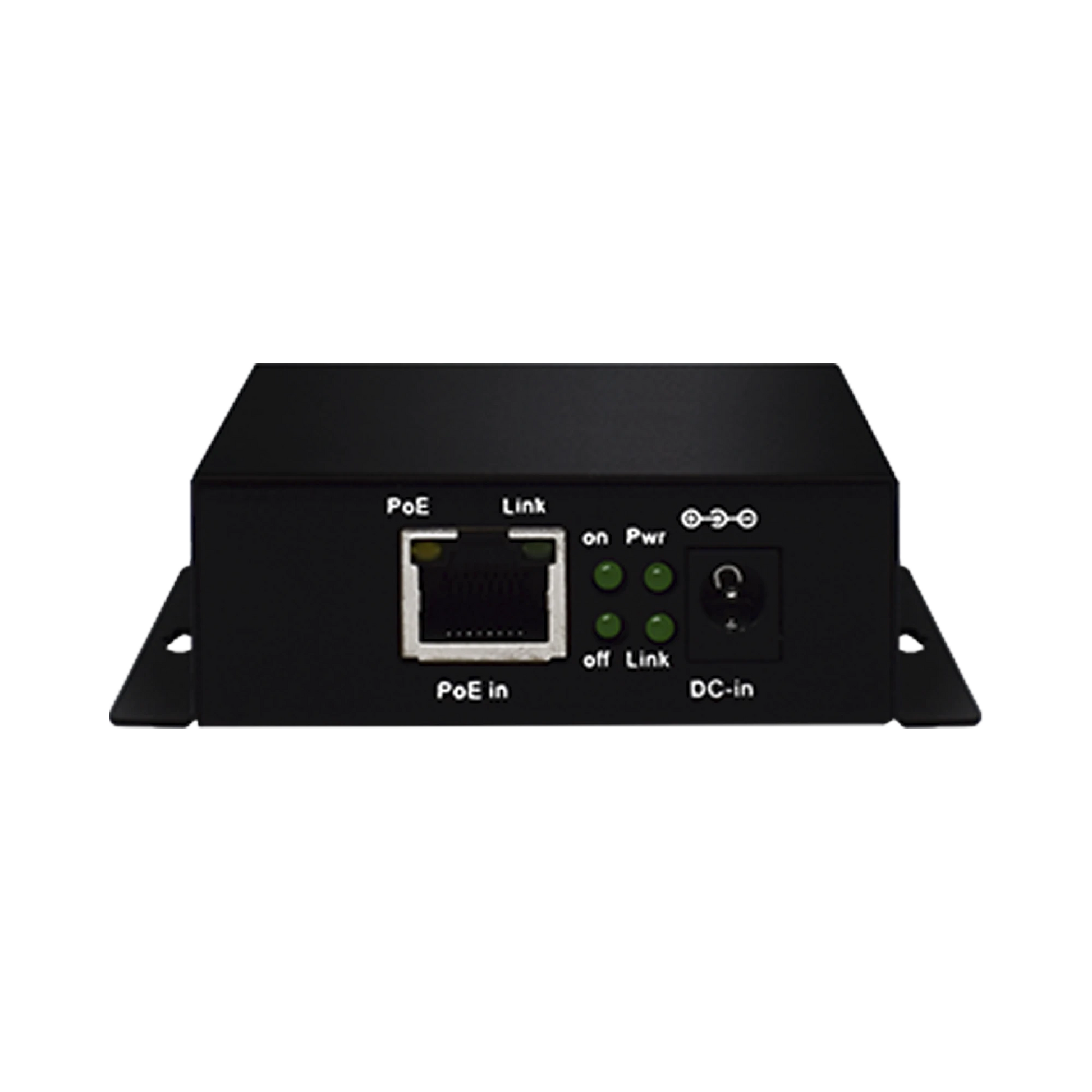 INYECTOR POE EXTENIDO INDUSTRIAL / POE 802.3 AF/AT HASTA 30W / CONEXIÓN PLUG AND PLAY / ALCANCE DE HASTA 250 METROS / APLICACIONES CCTV / ALIMENTACIÓN POE AF/AT O VCC 37-57 VCC-Networking-WI-TEK-Bsai Seguridad & Controles