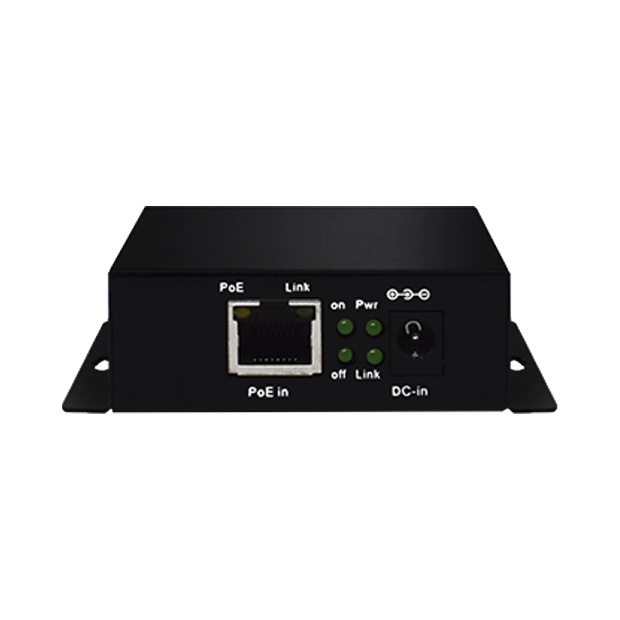 INYECTOR POE EXTENIDO INDUSTRIAL / POE 802.3 AF/AT HASTA 30W / CONEXIÓN PLUG AND PLAY / ALCANCE DE HASTA 250 METROS / APLICACIONES CCTV / ALIMENTACIÓN POE AF/AT O VCC 37-57 VCC-Networking-WI-TEK-Bsai Seguridad & Controles