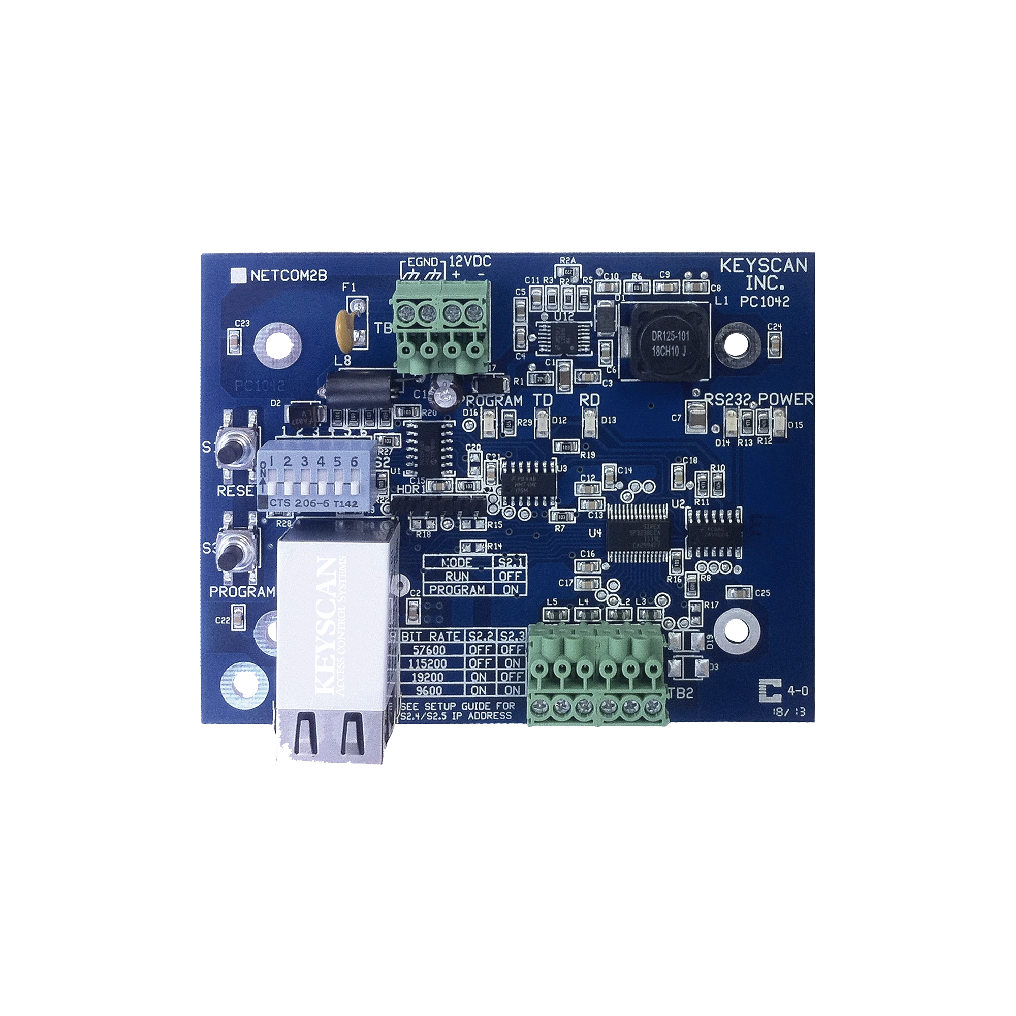 CONVERTIDOR RS232 A TCP/IP PARA PANELES KEYSCAN-Paneles de Control de Acceso-KEYSCAN-DORMAKABA-Bsai Seguridad & Controles