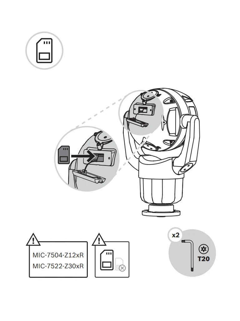 BOSCH V_MIC7504Z12WR - PTZ 8MP 12X IP68 MEJORADO / BLANCA / MIC / IP ULTRA 7100I-PTZ-BOSCH-Bsai Seguridad & Controles