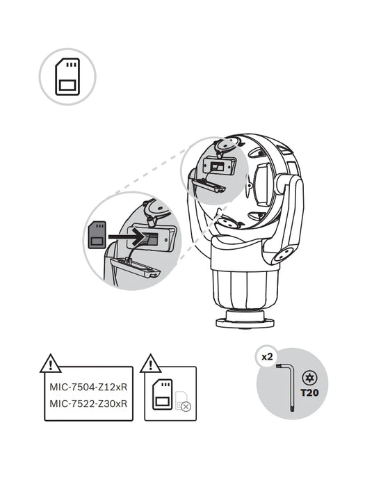 BOSCH V_MIC7504Z12WR - PTZ 8MP 12X IP68 MEJORADO / BLANCA / MIC / IP ULTRA 7100I-PTZ-BOSCH-RBM0060026-Bsai Seguridad & Controles