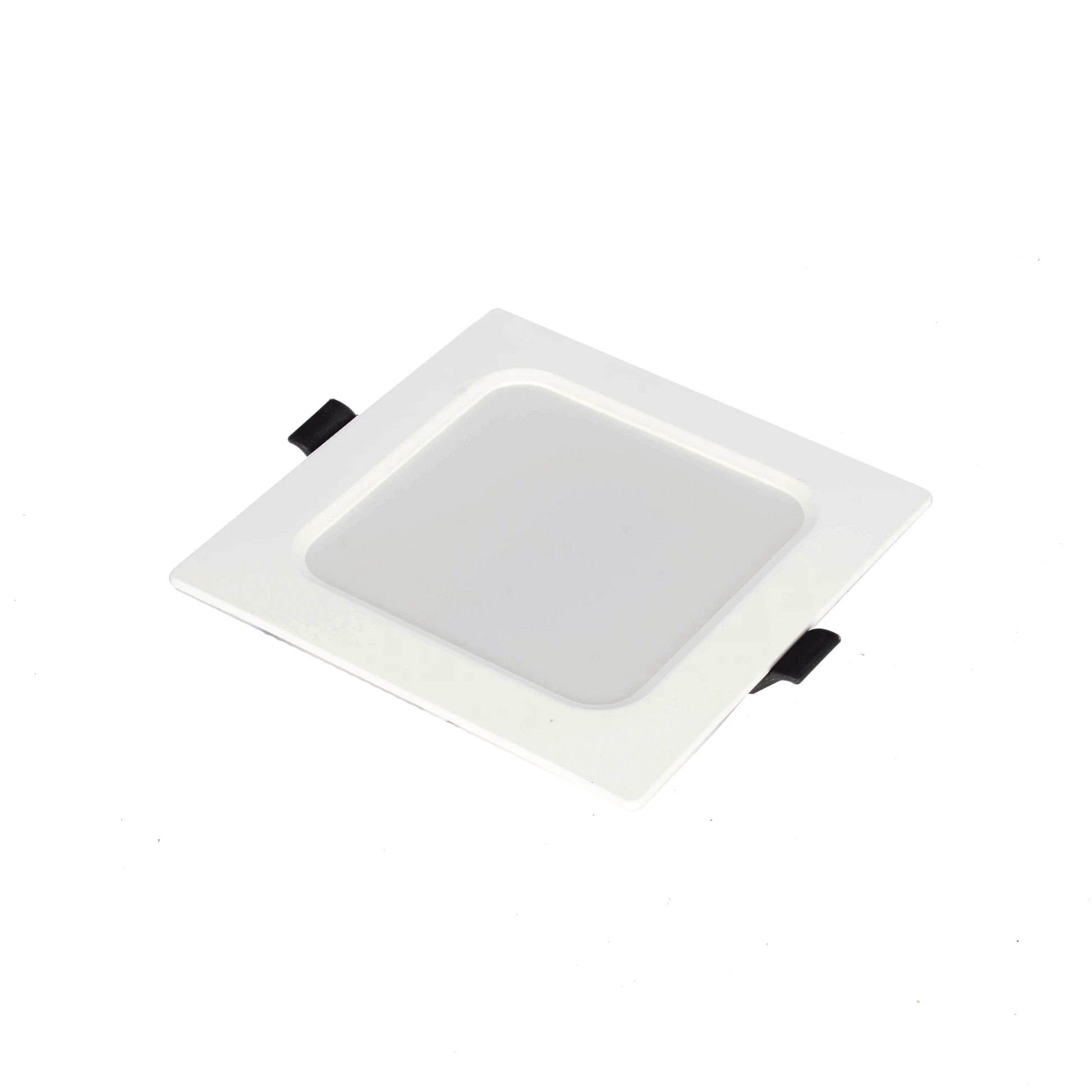 SPOT CUADRADO EMPOTRABLE / 12 X 12 CM / LUZ FRÍA / 110 V / 6 W / 420 LÚMENES / 25000 HRS / ÁNGULO DE APERTURA 120° / IP20-Iluminación-EPCOM INDUSTRIAL-Bsai Seguridad & Controles