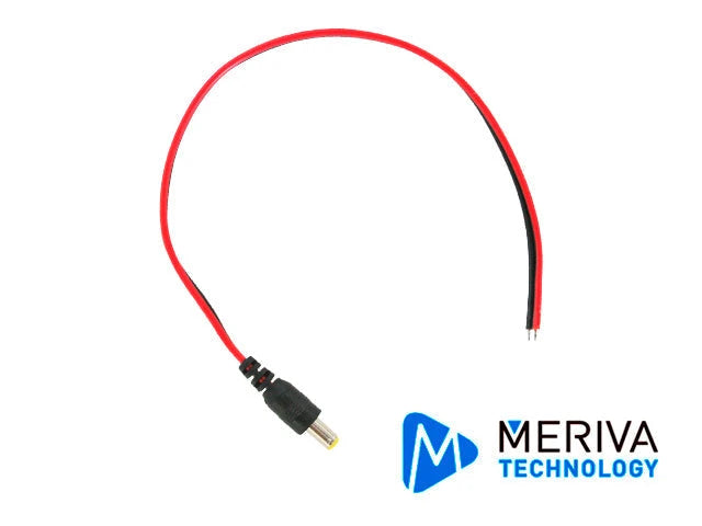 CONECTOR PIGTAIL EXTRA LARGO MACHO MERIVA TECHNOLOGY PIGTAIL C-MACHO / CONEXIÓN DE CORRIENTE PARA CÁMARAS ANALÓGICAS HD / POLARIZADO / LARGO 21CM / CALIBRE 22AWG / IP50-Fuentes de Alimentación-MERIVA TECHNOLOGY-Bsai Seguridad & Controles