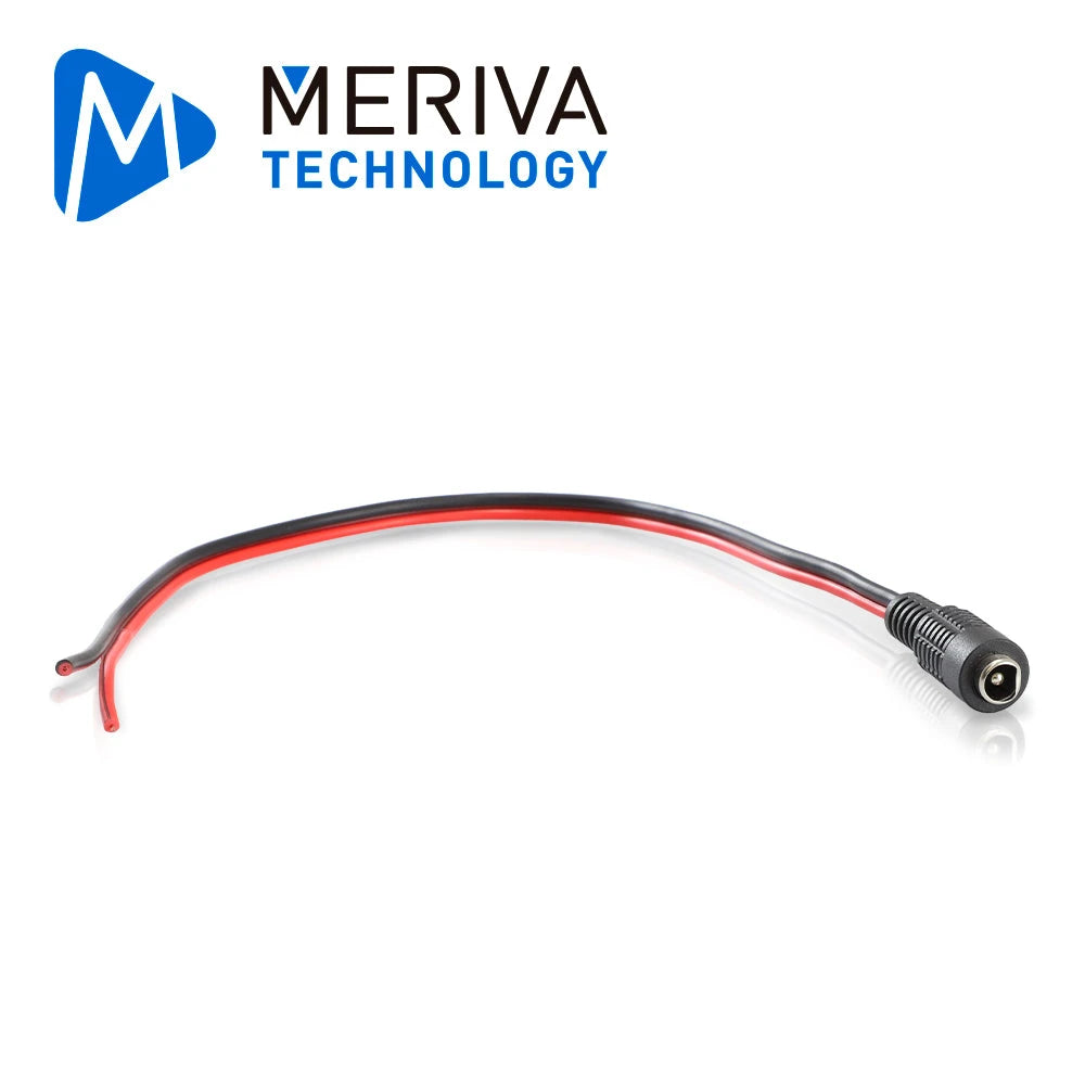 CONECTOR PIGTAIL EXTRA LARGO HEMBRA MERIVA TECHNOLOGY PIGTAIL C-HEMBRA / CONEXIÓN DE CORRIENTE PARA CÁMARAS ANALÓGICAS HD / POLARIZADO / LARGO 21CM / CALIBRE 22AWG / IP50-Fuentes de Alimentación-MERIVA TECHNOLOGY-Bsai Seguridad & Controles