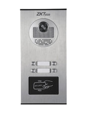 ZKTECO VE04A01 - VIDEOPORTERO DEPARTAMENTAL PARA 4 MONITORES / CÁMARA DE 700TVL / ÁNGULO DE VISIÓN 92° / VISIÓN NOCTURNA / APERTURA DE PUERTA CON TARJETA RFID/ IP54-Frentes de Calle-ZKTECO-Bsai Seguridad & Controles