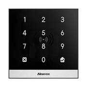 TECLADO DE CONTROL DE ACCESO INTELIGENTE / ADMINISTRACIÓN 100% EN LA NUBE / INTERFAZ WEB / POE / LECTOR PROX 125 KHZ / MIFARE 13.56MHZ / NFC / APP SMART PLUS / CONTROL DE 1 PUERTA / PIN PARA VISITAS / IP65-Paneles de Control de Acceso-AKUVOX-Bsai Seguridad & Controles