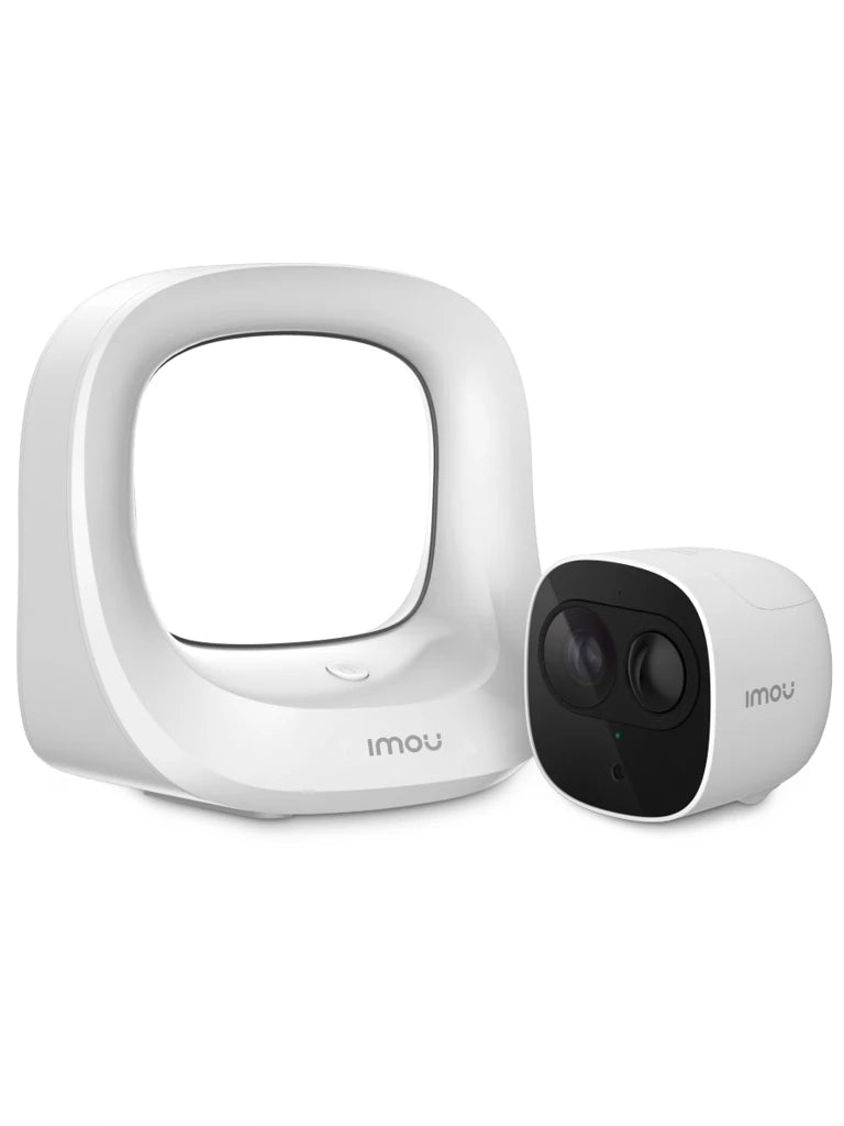 IMOU CELLPROKIT1 - KIT DE 1 CAMARA DE 2 MEGAPIXELES 100% LIBRE DE CABLES MAS ESTACION BASE/ BATERIA RECARGABLE DE HASTA 6 MESES/ PIR/ AUDIO/ IP65-Kits IP-DAHUA-Bsai Seguridad & Controles