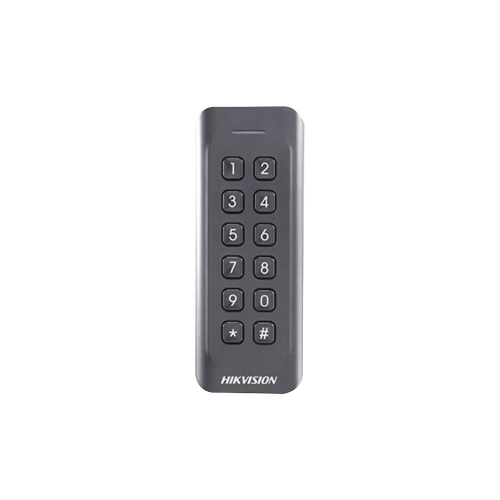 LECTOR DE TARJETAS EM CON TECLADO / SUP WIEGAND / IP65-Controles de Acceso-HIKVISION-Bsai Seguridad & Controles