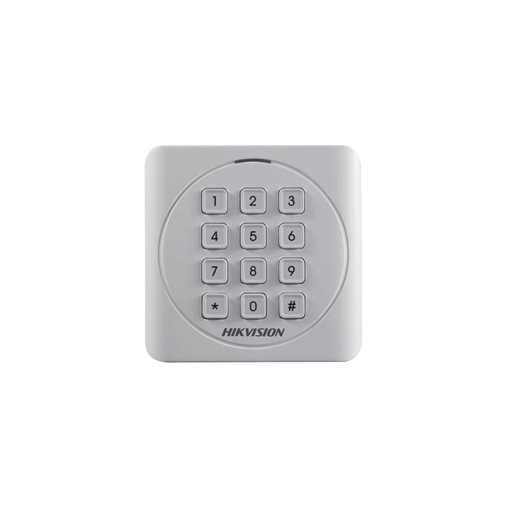 LECTOR DE TARJETAS EM CON TECLADO / SUP WIEGAND / IP65-Controles de Acceso-HIKVISION-Bsai Seguridad & Controles