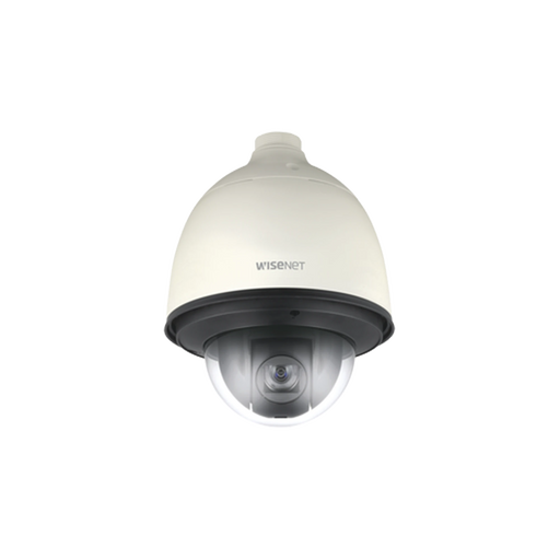 DOMO IP PTZ ANTIVANDÁLICO 2MP / ZOOM ÓPTICO 23X / H.265 & WISESTREAM / WDR 120DB / IP66-Cámaras IP-HANWHA TECHWIN WISENET-QNP-6230H-Bsai Seguridad & Controles