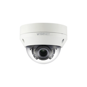 CÁMARA DOMO AHD/CVBS HÍBRIDA ANTIVANDÁLICA 1080P / LENTE VARIFOCAL 3.2 A 10MM / IR 30M / DWDR / IP66-Cámaras-HANWHA TECHWIN WISENET-Bsai Seguridad & Controles