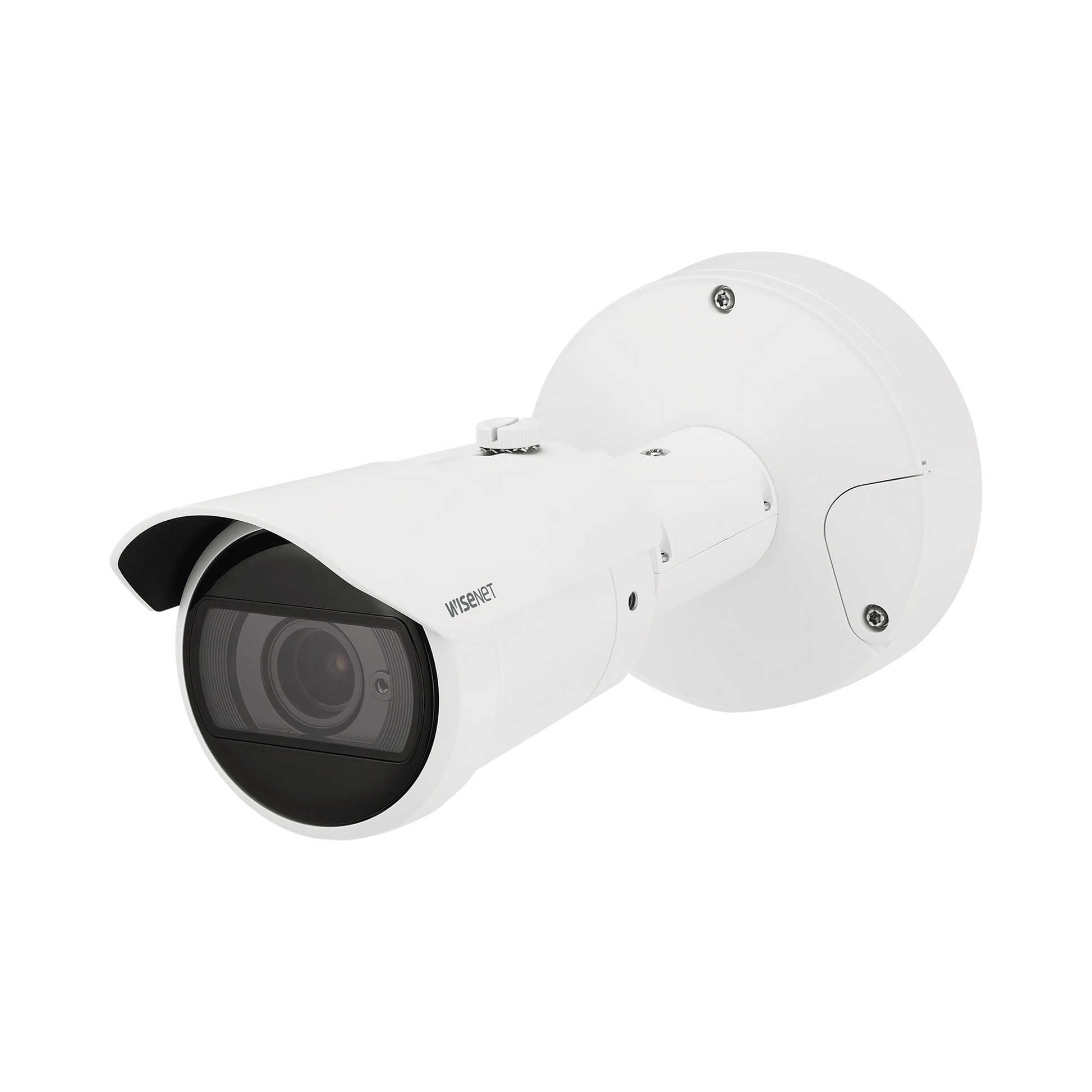 CÁMARA BALA IP 6MP CON IA, ANTIVANDALICA / LENTE MOTORIZADO DE 2.8 A 10MM / WDR 120DB / RANURA MICROSD / IP66 IP67 IK10 NEMA4X-Cámaras IP-HANWHA VISION-Bsai Seguridad & Controles