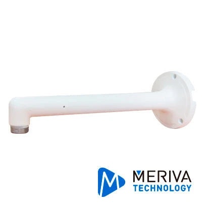 BRAZO MERIVA TECHNOLOGY MVA-HCMFD30W 34.5CM DE LARGO / TIPO L / CON PASA CABLE / ALUMINIO / IP66 *COMPATIBLE CON MVA-HCMFD30*-Accesorios Videovigilancia-MERIVA TECHNOLOGY-MVA-HCMFD30W-Bsai Seguridad & Controles