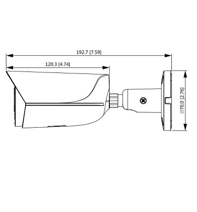 DAHUA IPC-HFW3441E-SA - CAMARA IP BULLET CON INTELIGENCIA ARTIFICIAL/ 4 MEGAPIXELES/ LENTE DE 2.8MM/ MICROFONO INTEGRADO/ WDR/ IR 50 MTS/ SMD/ IP67-Cámaras IP-DAHUA-Bsai Seguridad & Controles