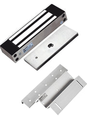 YLI YM500NWPACK - PAQUETE DE CERRADURA MAGNÉTICA PARA EXTERIOR YM500NW Y SOPORTE DE FIJACIÓN TIPO ZL / FUERZA DE SUJECIÓN 500KG (1200LB) / PARA PUERTAS DE MADERA, VIDRIO Y METÁLICAS / IP68-Magnética-YLI ELECTRONIC-Bsai Seguridad & Controles