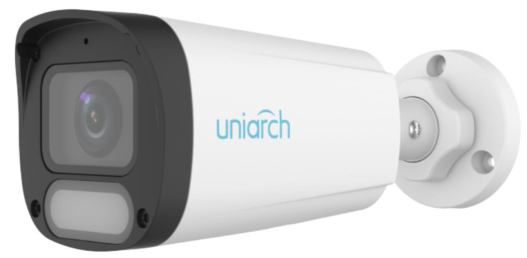 CAMARA IP BULLET OWLVIEW UNIARCH IPC-B242-ADF28K-WP / 2MP / LENTE 2.8MM / TRUE-WDR120DB / LUZ-CALIDA30M-LUZ-BLANCA30M / MICROSD512GB / MICROFONO-INTEGRADO / ULTRA-MOTION-DETECTION / POE-AF / ONVIF / NDAA / 3-AXIS / IP67 / GRAFENO+PLASTICO / ULTRA265 / ...-Cámaras IP-UNIARCH BY UNV-Bsai Seguridad & Controles