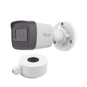 HILOOK SERIES / BALA IP 4 MEGAPIXEL / 20 MTS IR / EXTERIOR IP67 / POE / DWDR / LENTE 2.8 MM + CAJA DE CONEXIÓN DS-1280ZJ-XS-Cámaras IP y NVRs-HILOOK BY HIKVISION-Bsai Seguridad & Controles