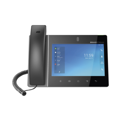 TELÉFONO IP ANDROID 11, 16 LÍNEAS SIP CON 16 CUENTAS, PANTALLA TÁCTIL 8", PUERTOS GIGABIT, WI-FI, BLUETOOTH, POE, CODEC OPUS, IPV4/IPV6 CON GESTIÓN EN LA NUBE GDMS-VoIP - Telefonía IP - Videoconferencia-GRANDSTREAM-GXV3480-Bsai Seguridad & Controles
