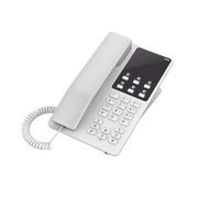 TELÉFONO IP HOTELERO, 2 LÍNEAS SIP CON 2 CUENTAS, CODEC OPUS, IPV4/IPV6, COLOR BLANCO, CON GESTIÓN EN LA NUBE GDMS-VoIP - Telefonía IP - Videoconferencia-GRANDSTREAM-Bsai Seguridad & Controles