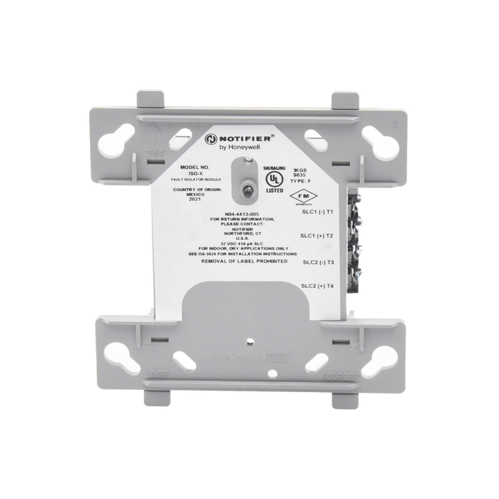 MÓDULO AISLADOR DE LAZO SLC / TECNOLOGÍA FLASHSCAN® DE NOTIFIER-Accesorios y Dispositivos Direccionables-SILENT KNIGHT BY HONEYWELL-ISO-X-Bsai Seguridad & Controles