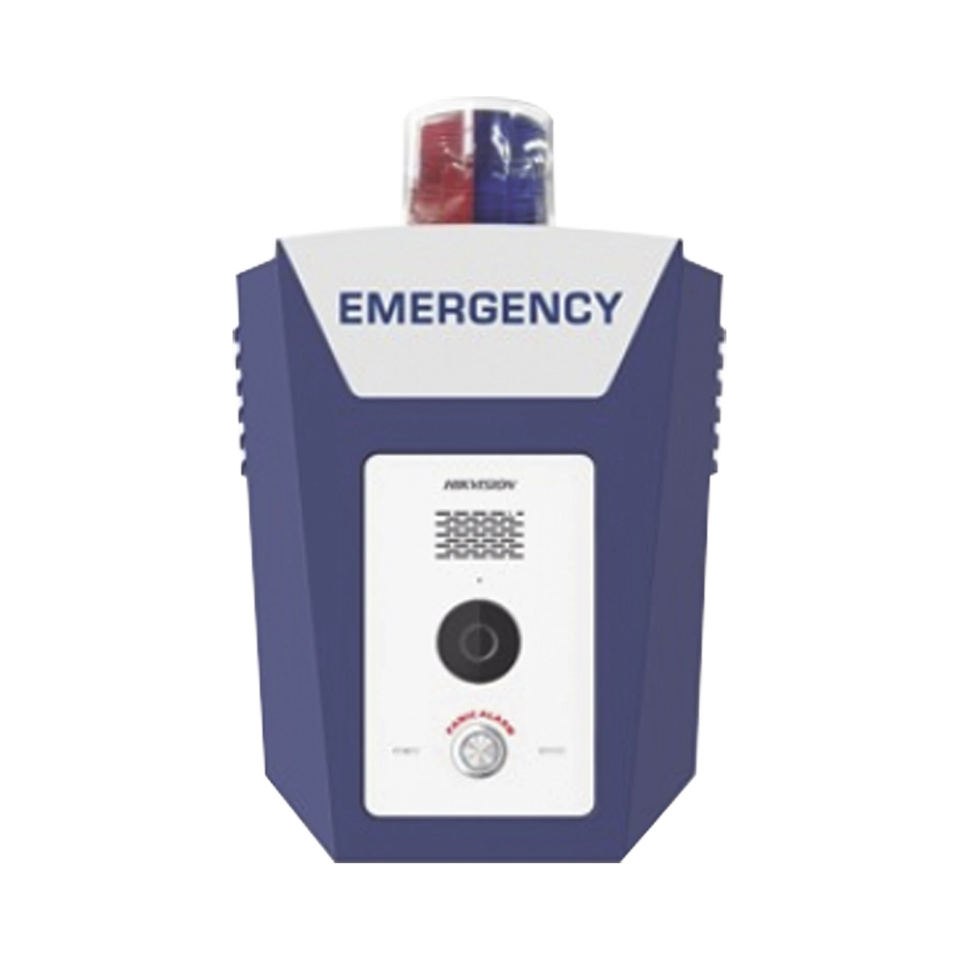ESTACIÓN DE ALARMA DE PANICO DE EMERGENCIA / CÁMARA 2 MEGAPIXEL / VIDEO Y AUDIO / SIRENA Y ESTROBO (AZUL Y ROJO) / 10 MTS DE IR / ISUP-Paneles de Alarma y Accesorios Hikvision-HIKVISION-Bsai Seguridad & Controles