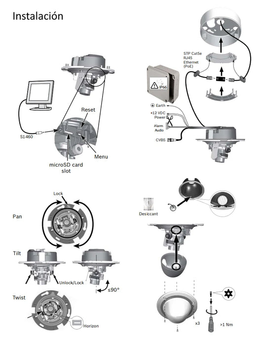 BOSCH V_NIN73023A10AS- FLEXIDOME IP STARLIGHT 7000 VR/ DOMO 2MP/ HDR/ IP66/IVA-Domo-BOSCH-RBM0040001-Bsai Seguridad & Controles