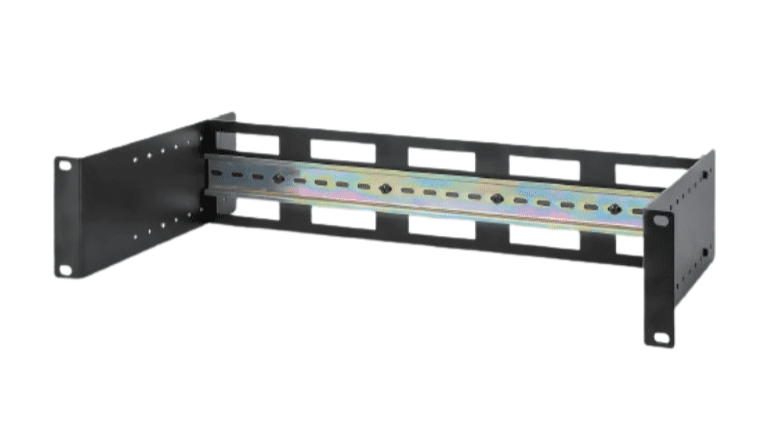 INTELLINET 716345 - KIT DE CARRIL DIN AJUSTABLE PARA RACK DE 19" / 2U /PROFUNDIDAD DE CARRIL AJUSTABLE DE 48 A 174 MM / CONSTRUÍDO EN ALUMINIO / COLOR NEGRO RAL 9005-Racks-INTELLINET-Bsai Seguridad & Controles
