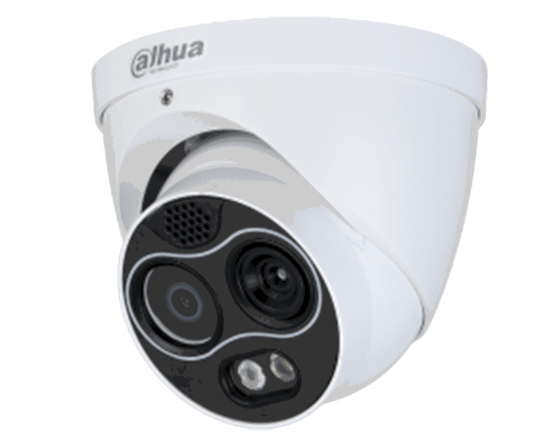 DAHUA TPC-DF1241-B2F2-DW-S8 - CAMARA IP DUAL TERMICA/ LENTE TERMICO DE 2MM (256×192) / LENTE VISIBLE DE 2MM Y 4 MEGAPIXELES/ EUREKA/ IA CON DETECCIÓN DE CALOR, FUMADORES, VEHICULOS Y PERSONAS/ IR DE 30 MTS/ IP67/ ALARMA DE AUDIO/ MICROSD/ E&S DE ALARMA/-Domo-DAHUA-Bsai Seguridad & Controles