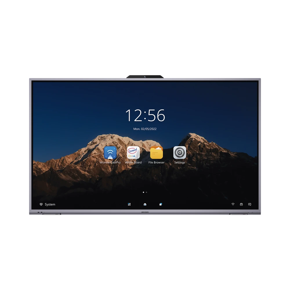Pantalla Interactiva Touch de 65" Android 11 / Cámara Web 8 MP / Resolución 4K / Bocinas Integradas / Entradas HDMI y VGA / Incluye 2 Lápices para Escribir-Monitores Pantallas y Mobiliario-HIKVISION-Bsai Seguridad & Controles