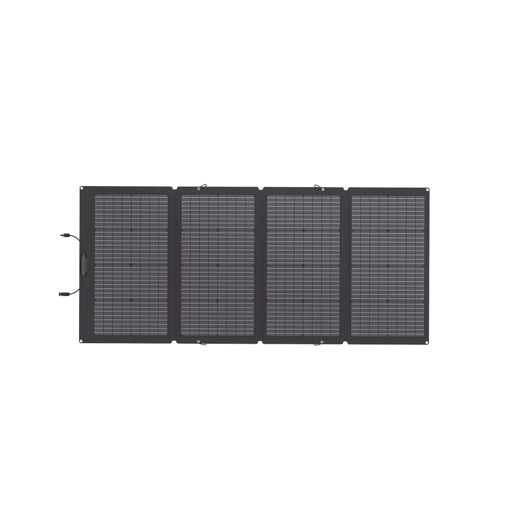 Módulo Solar Portátil y Flexible de 220W Recomendado para Estaciones Portátiles EFD330, EFD350 ó EFD500 / Ajuste de Ángulo / Carga Eficiente / Incluye Cable XT60 a MC4-Paneles Solares-ECOFLOW-Bsai Seguridad & Controles