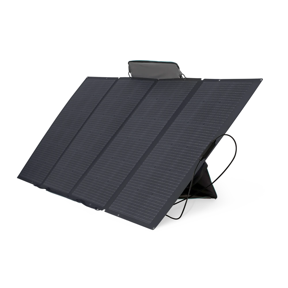Módulo Solar Portátil y Flexible de 400W Recomendado para Estaciones Portátiles EFD330, EFD350 ó EFD500 / Ajuste de Ángulo / Carga Eficiente / Incluye Cable XT60 a MC4-Paneles Solares-ECOFLOW-Bsai Seguridad & Controles