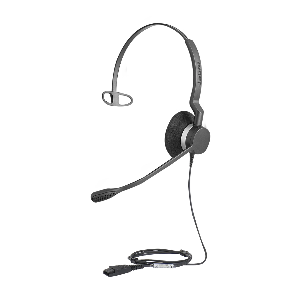 JABRA BIZ 2300 MONO CON CONEXIÓN QD, BRAZO ARTICULADO CON GIRO DE 360º Y MICRÓFONO CON CANCELACIÓN DE RUIDO (2303-820-105)-VoIP y Telefonía IP-JABRA-Bsai Seguridad & Controles
