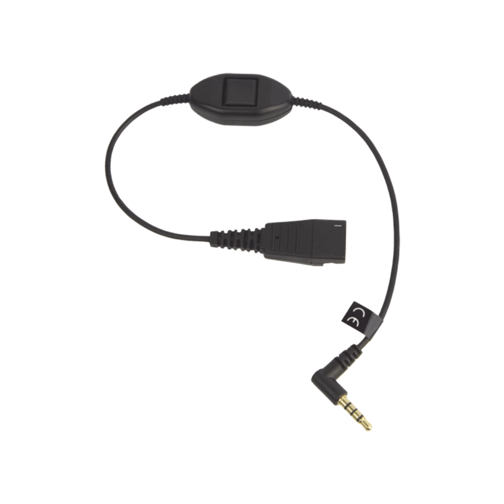 JABRA CORD QD A CONECTOR DE 3.5 MM CON PUSH-TO-TALK PARA TELÉFONOS CELULARES SMARTPHONES (8800-00-103)-VoIP y Telefonía IP-JABRA-Bsai Seguridad & Controles