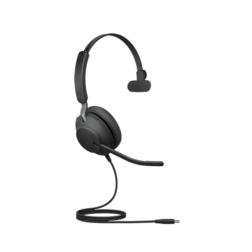 JABRA EVOLVE 2 40, AURICULAR MONO VERSIÓN UC CON AISLAMIENTO DE RUIDO, CONEXIÓN USB-C Y INDICADOR DE OCUPADO (BUSYLIGHT) (24089-889-899)-VoIP y Telefonía IP-JABRA-EVOLVE2-40-MONO-UC-C-Bsai Seguridad & Controles