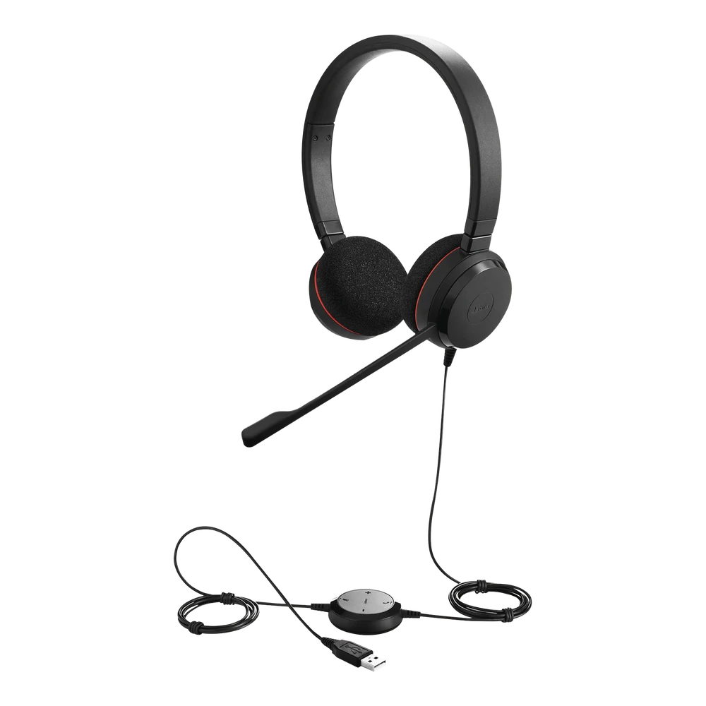 JABRA EVOLVE 20 DUO CON CONEXIÓN USB, MICRÓFONO CON CANCELACIÓN DE RUIDO DE ULTIMA GENERACIÓN, CONFIGURACIÓN PLUG AND PLAY (4999-829-209)-VoIP y Telefonía IP-JABRA-Bsai Seguridad & Controles