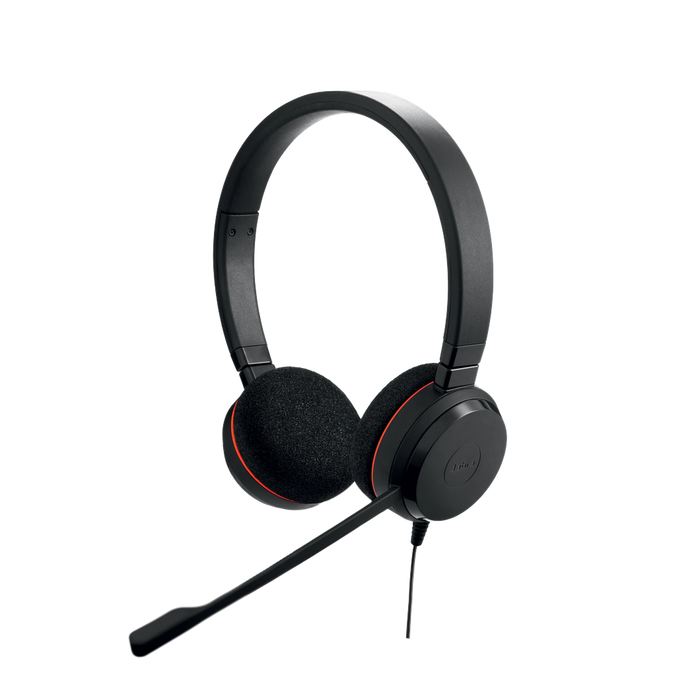 JABRA EVOLVE 20 DUO CON CONEXIÓN USB, MICRÓFONO CON CANCELACIÓN DE RUIDO DE ÚLTIMA GENERACIÓN, CONFIGURACIÓN PLUG AND PLAY, CERTIFICACIÓN MICROSOFT TEAMS (4999-823-109)-VoIP y Telefonía IP-JABRA-EVOLVE-20-DUO-MS-Bsai Seguridad & Controles