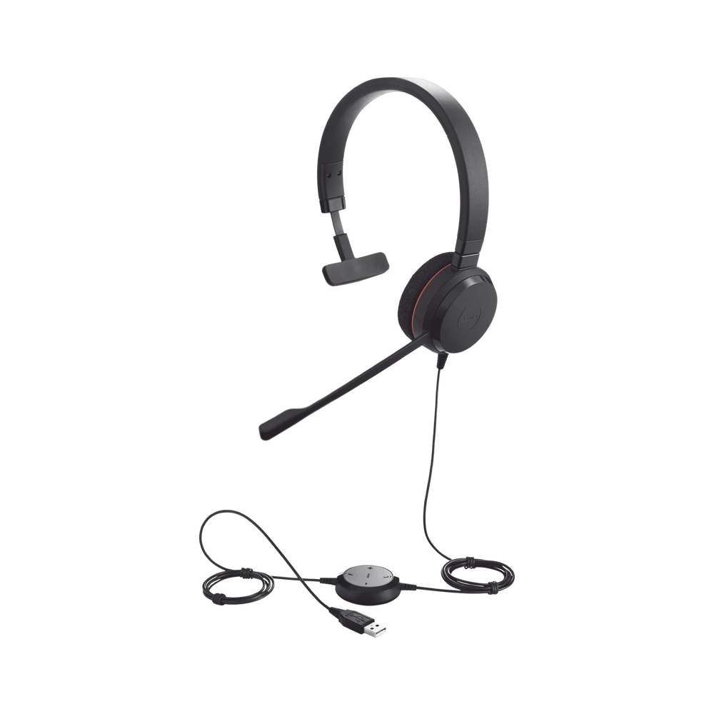 JABRA EVOLVE 20 MONO CON CONEXIÓN USB, MICRÓFONO CON CANCELACIÓN DE RUIDO DE ULTIMA GENERACIÓN-VoIP y Telefonía IP-JABRA-Bsai Seguridad & Controles