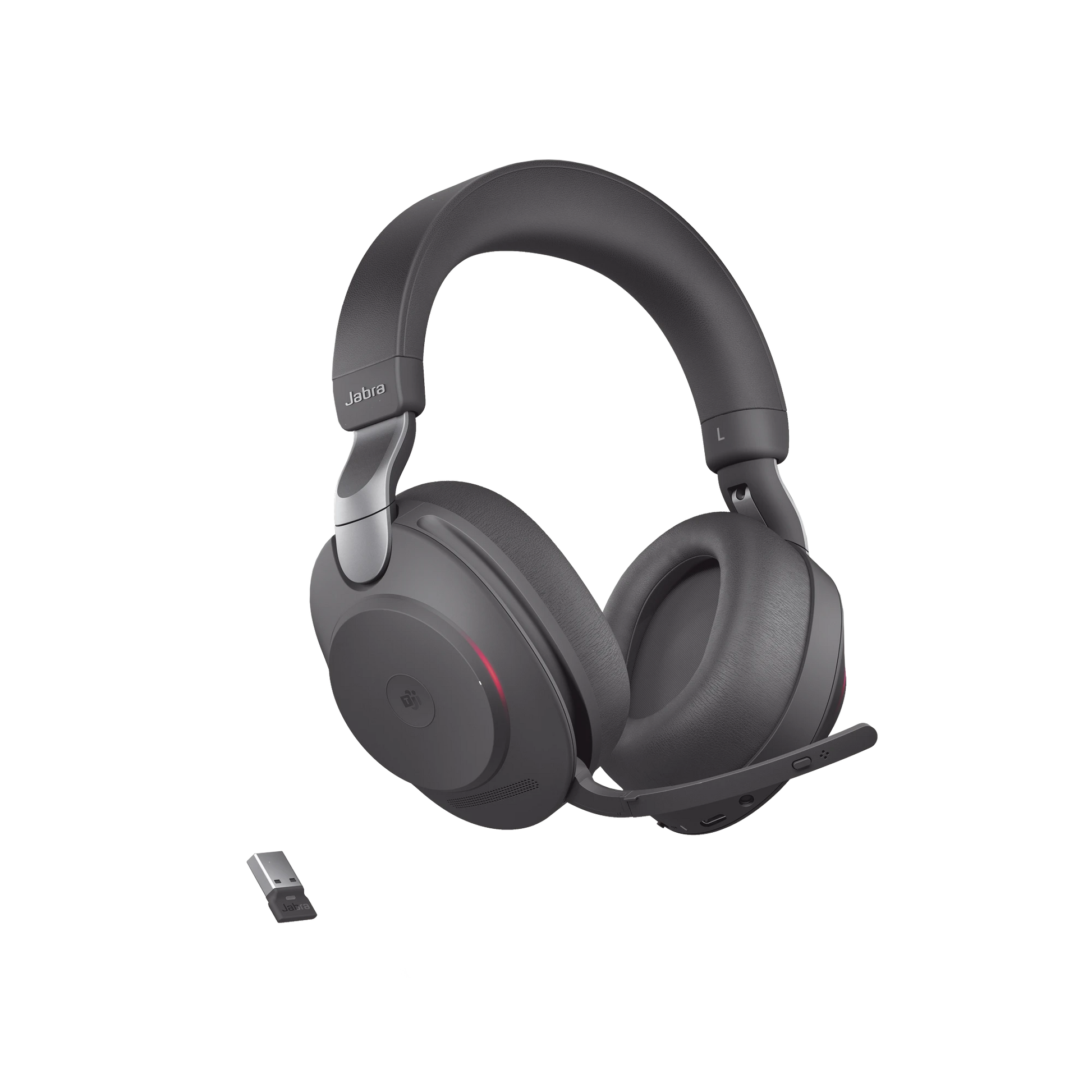 JABRA EVOLVE2 85, AURICULAR STEREO VERSIÓN MS CON CANCELACIÓN DE RUIDO ACTIVA, DONGLE USB-A INDICADOR DE OCUPADO (BUSYLIGHT)(28599-999-999)-VoIP - Telefonía IP - Videoconferencia-JABRA-Bsai Seguridad & Controles