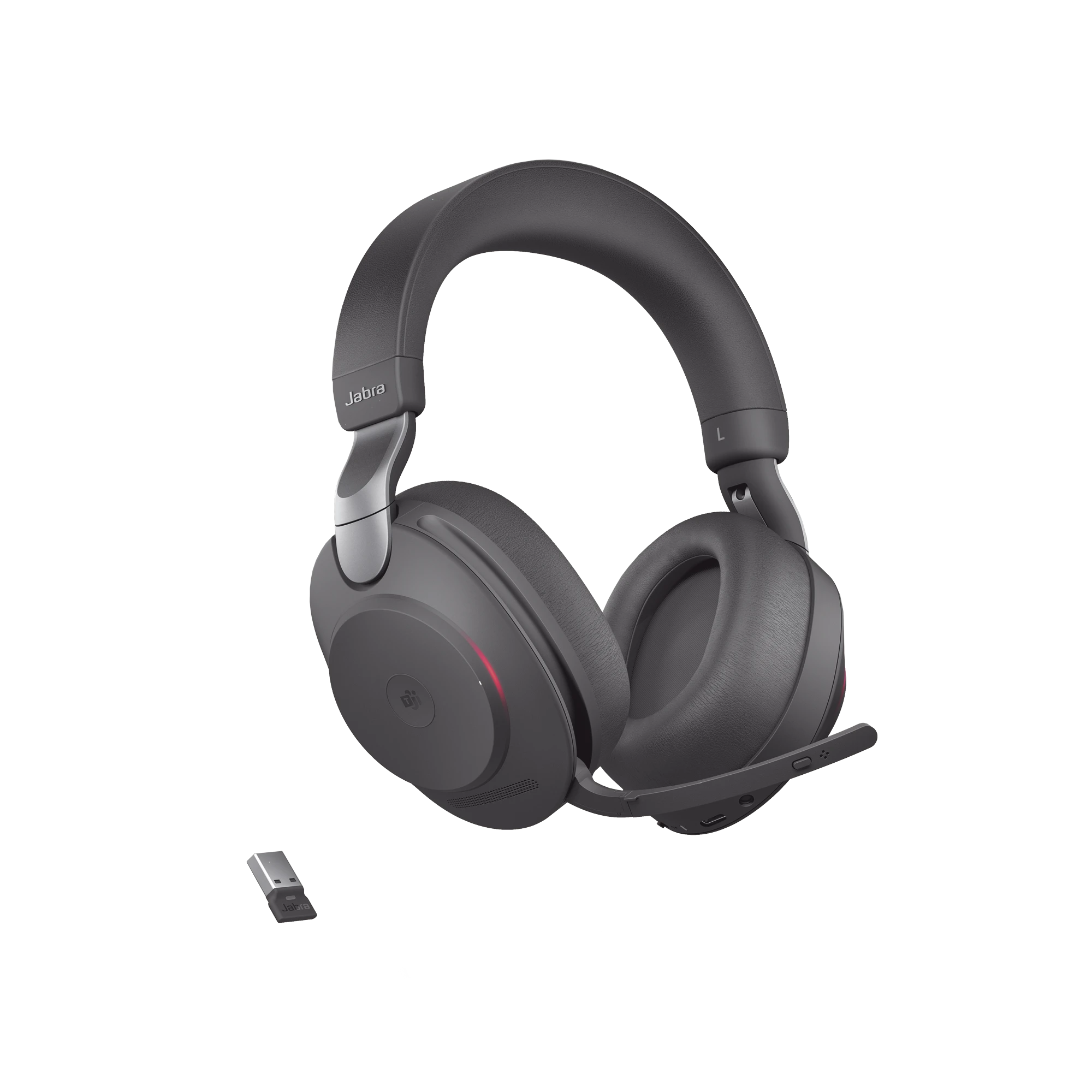 JABRA EVOLVE2 85, AURICULAR STEREO VERSIÓN MS CON CANCELACIÓN DE RUIDO ACTIVA, DONGLE USB-A INDICADOR DE OCUPADO (BUSYLIGHT)(28599-999-999)-VoIP - Telefonía IP - Videoconferencia-JABRA-Bsai Seguridad & Controles