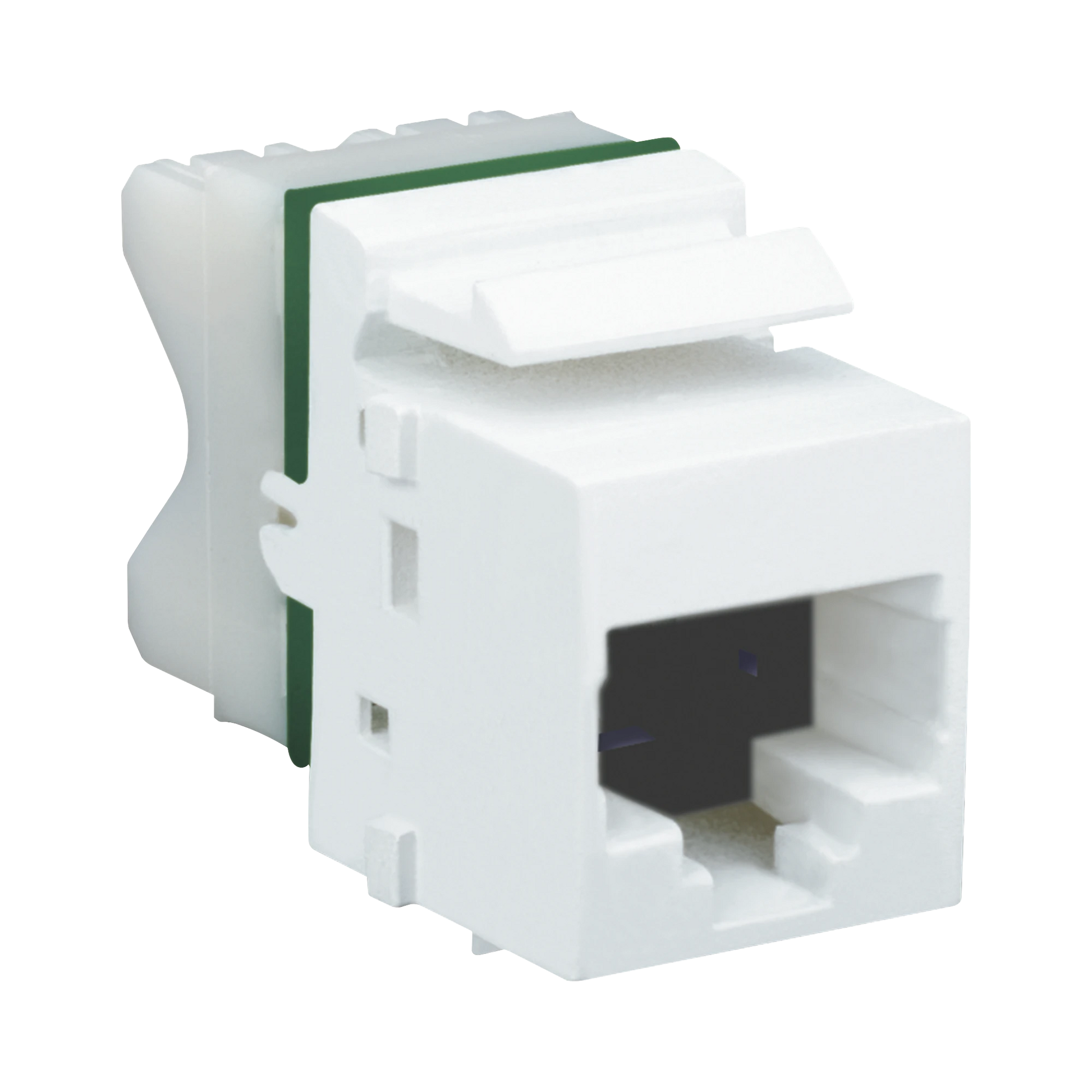 JACK MAX UTP CATEGORÍA 5E, KEYSTONE, COLOR BLANCO-Cableado-SIEMON-Bsai Seguridad & Controles