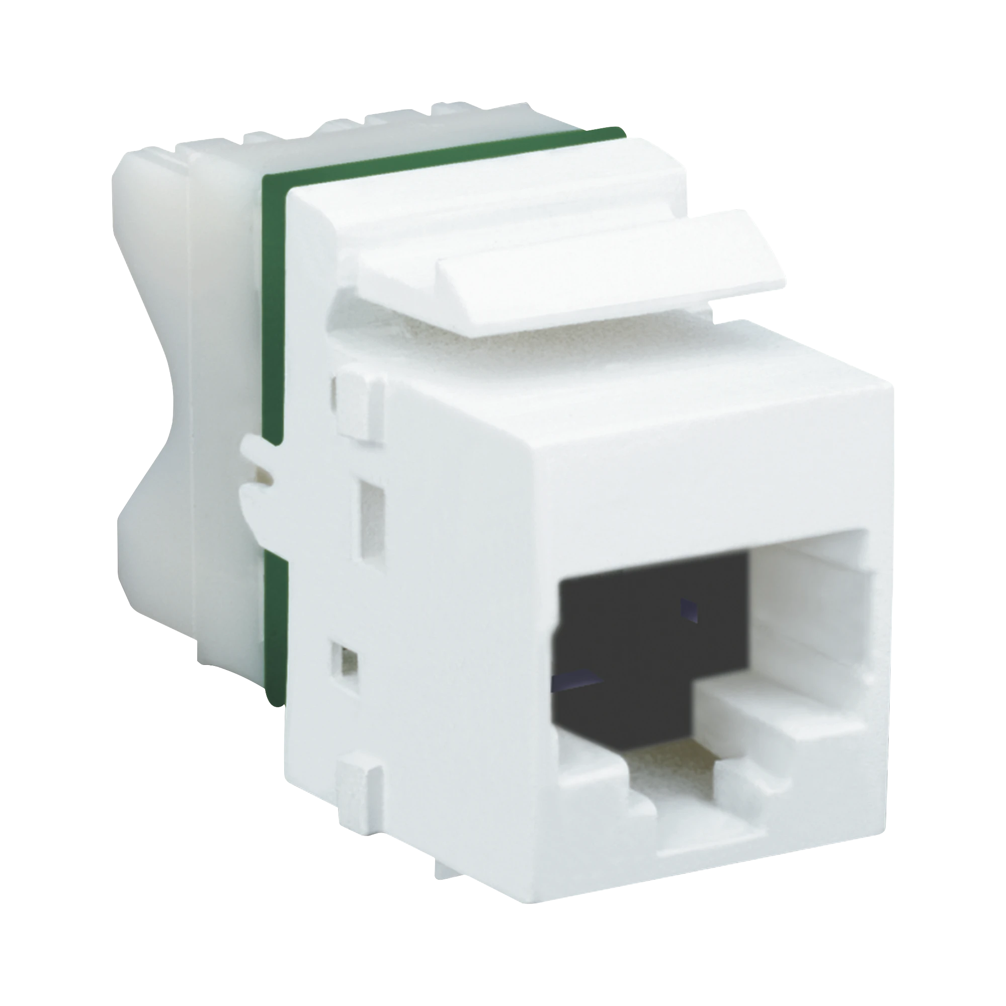 JACK MAX UTP CATEGORÍA 5E, KEYSTONE, COLOR BLANCO-Cableado-SIEMON-Bsai Seguridad & Controles