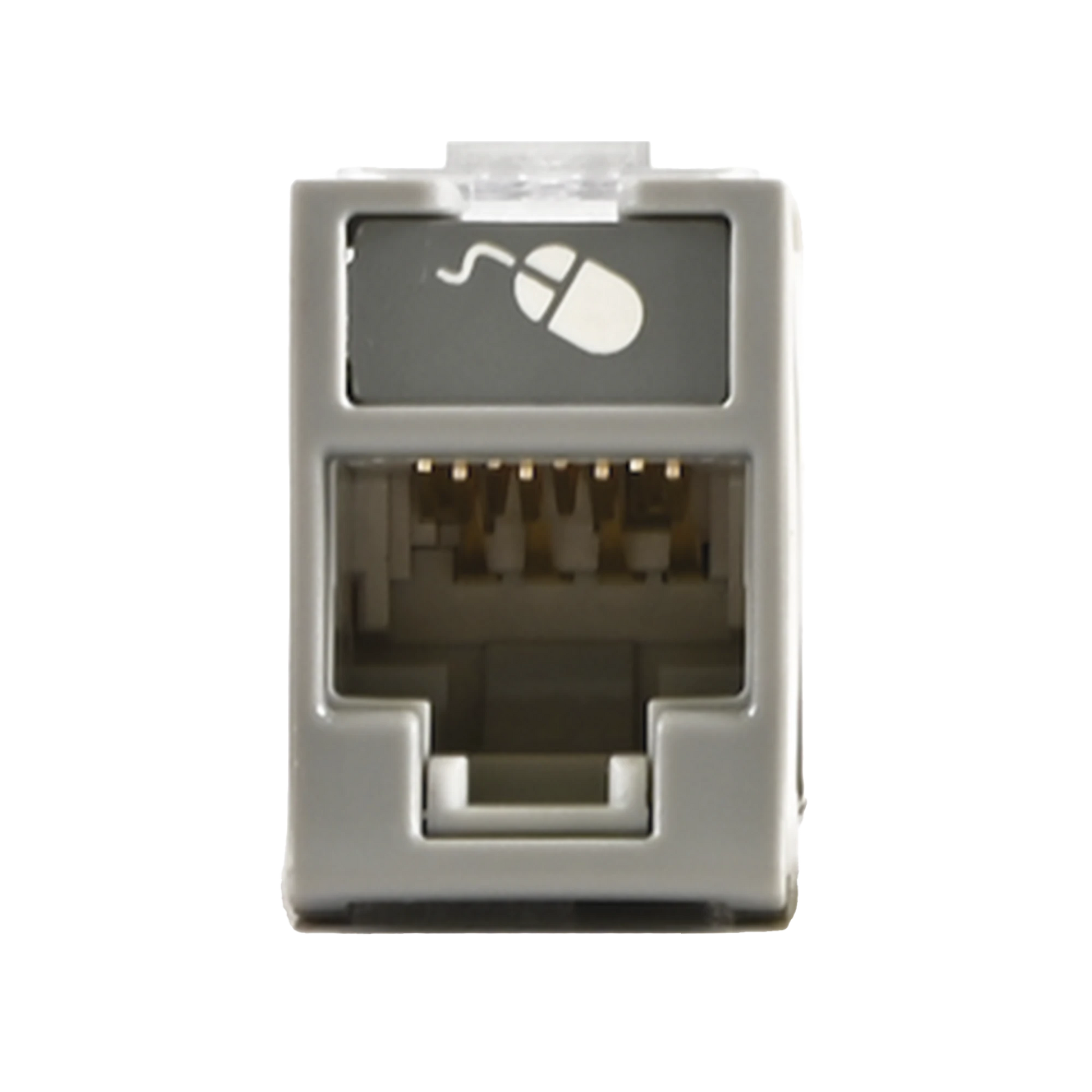 JACK ULTRAMAX CAT5E, UTP, MONTAJE HÍBRIDO EN PLACA DE PARED (PLANO Y ANGULADO), COLOR GRIS, PUNCH DOWN-Cableado de Cobre-SIEMON-Bsai Seguridad & Controles