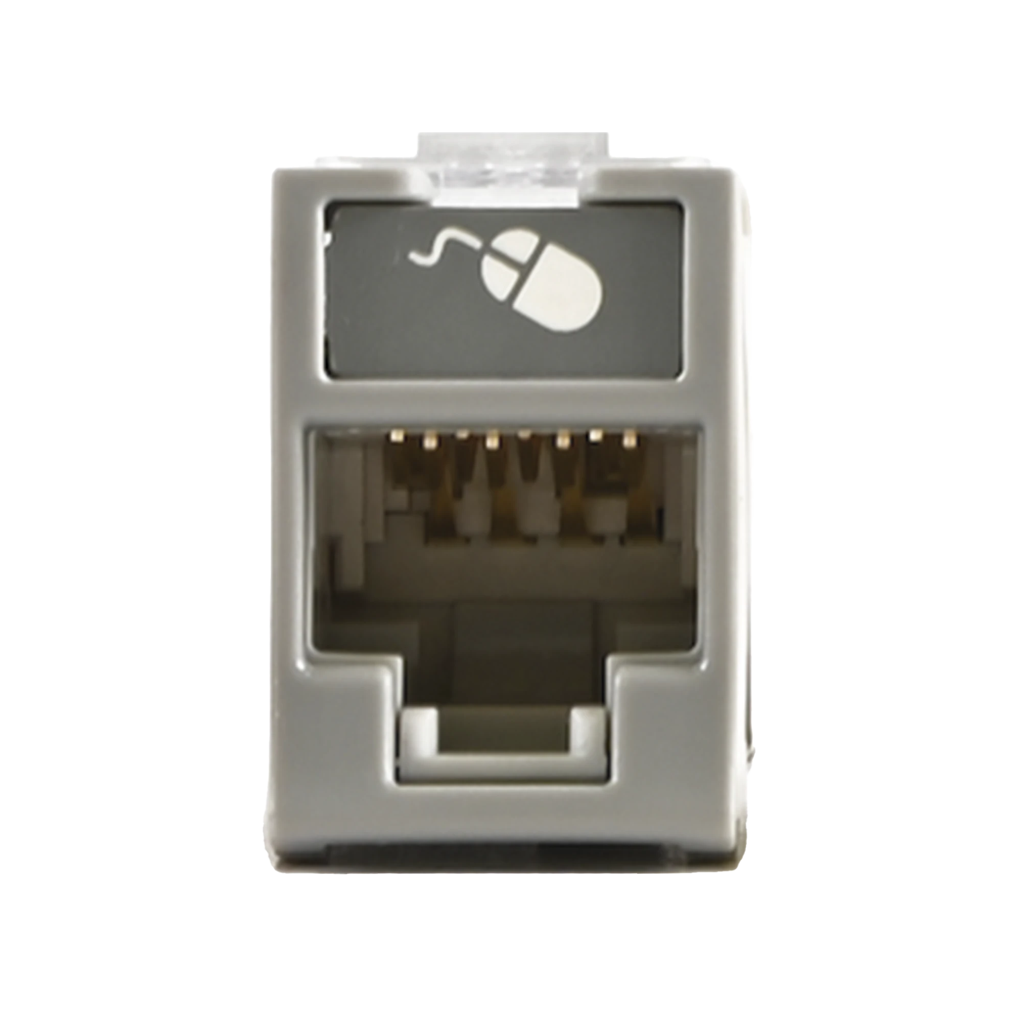 JACK ULTRAMAX CAT5E, UTP, MONTAJE HÍBRIDO EN PLACA DE PARED (PLANO Y ANGULADO), COLOR GRIS, PUNCH DOWN-Cableado de Cobre-SIEMON-Bsai Seguridad & Controles