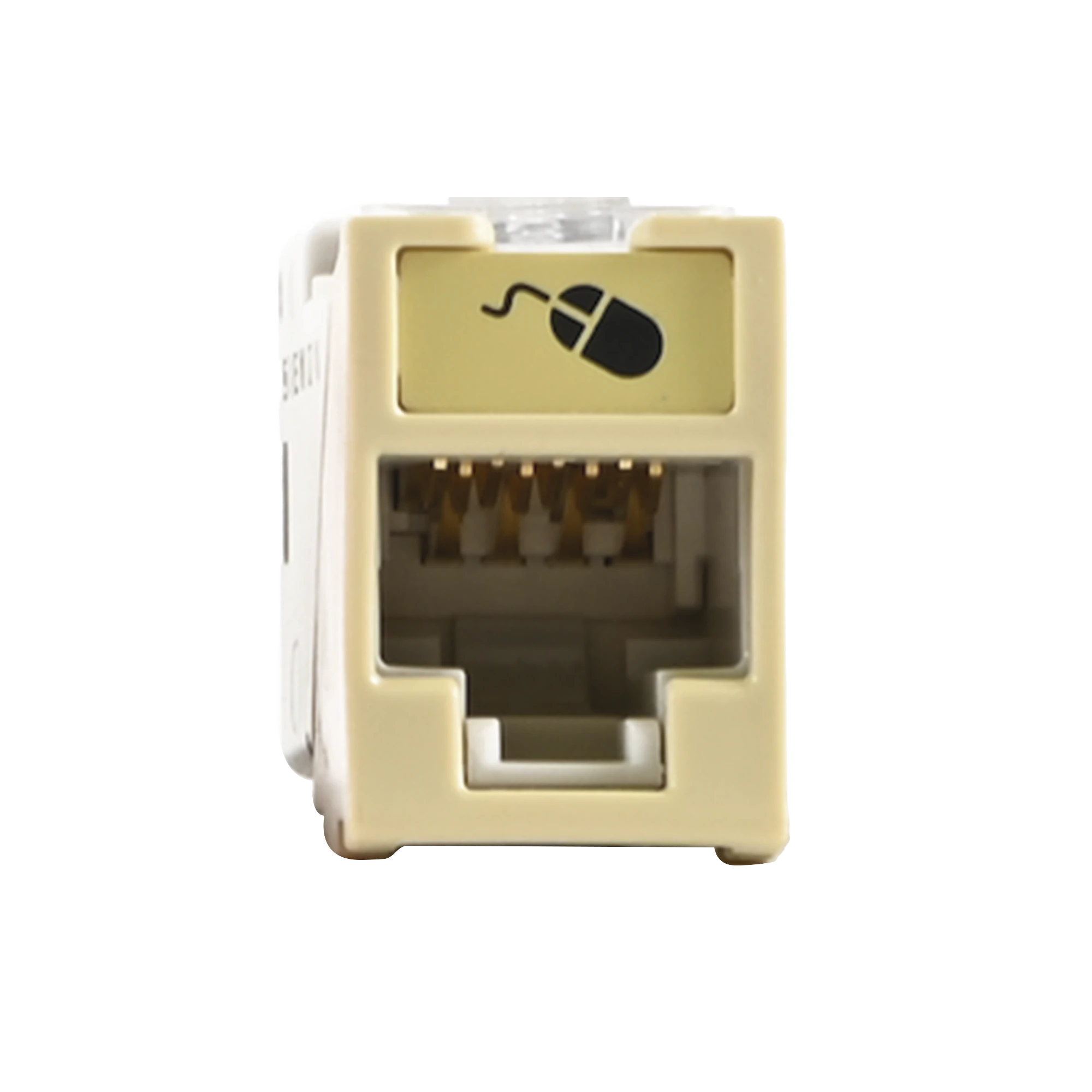 JACK ULTRAMAX CAT5E, UTP, MONTAJE HÍBRIDO EN PLACA DE PARED (PLANO Y ANGULADO), COLOR MARFIL, PUNCH DOWN-Cableado de Cobre-SIEMON-Bsai Seguridad & Controles