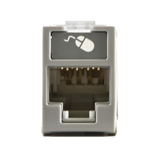 JACK ULTRAMAX CAT6A, UTP, MONTAJE HÍBRIDO EN PLACA DE PARED (PLANO Y ANGULADO), COLOR GRIS, PUNCH DOWN-Cableado de Cobre-SIEMON-Bsai Seguridad & Controles